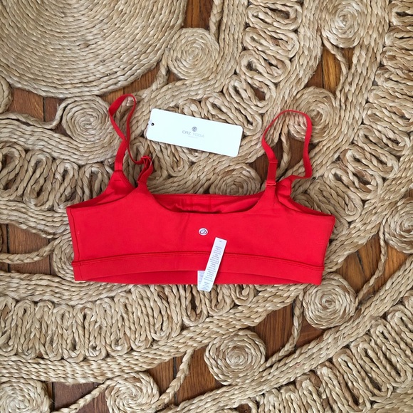 NWT CRZ YOGA Butterluxe Spaghetti Strap Sports Bra - Picture 5 of 6